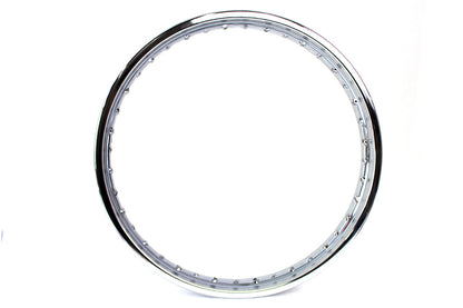 V-Twin 26514 21 in x 2.15 in Rolled Edge Chrome Wheel Rim