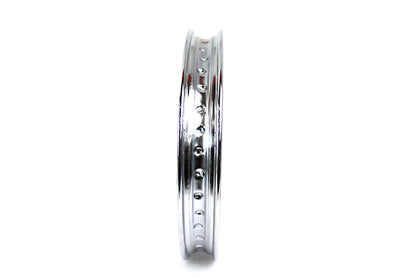 V-Twin 26514 21 in x 2.15 in Rolled Edge Chrome Wheel Rim