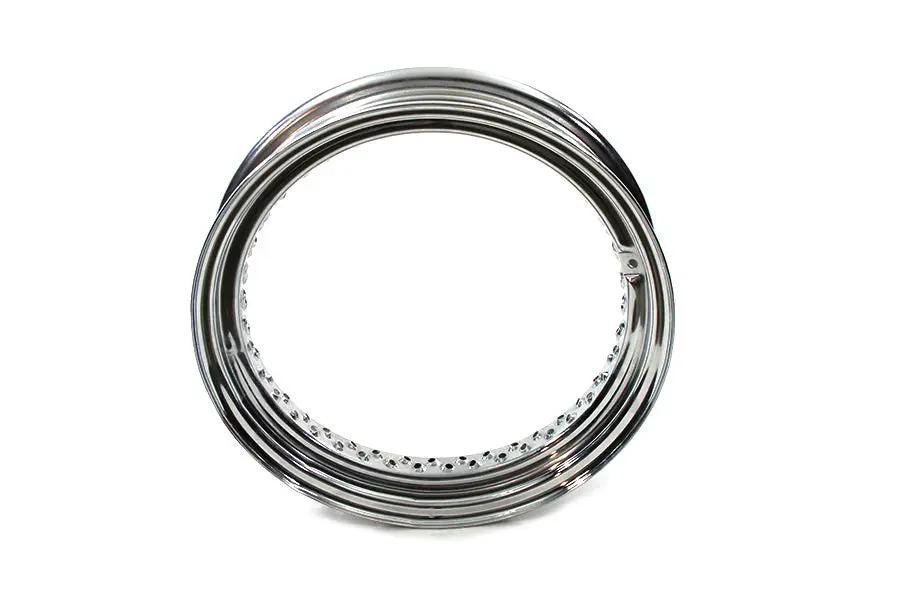 V-Twin 16 Inch x 3.00 Inch Drop Center Chrome Wheel Rim by V-Twin