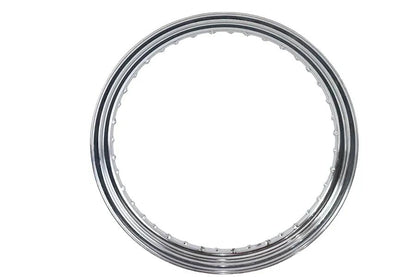 V-Twin 18 Inch x 2.5 Inch Drop Center Chrome Wheel Rim for Harley Sportsters with Drum Brake - Part #11229 by V-Twin