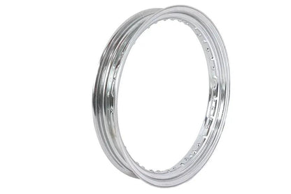 V-Twin 18 Inch x 2.5 Inch Drop Center Chrome Wheel Rim for Harley Sportsters with Drum Brake - Part #11229 by V-Twin