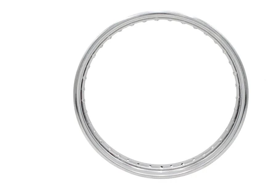 V-Twin 21 Inch x 2.15 Inch Rolled Edge Chrome Wheel Rim – Part 11213 by V-Twin