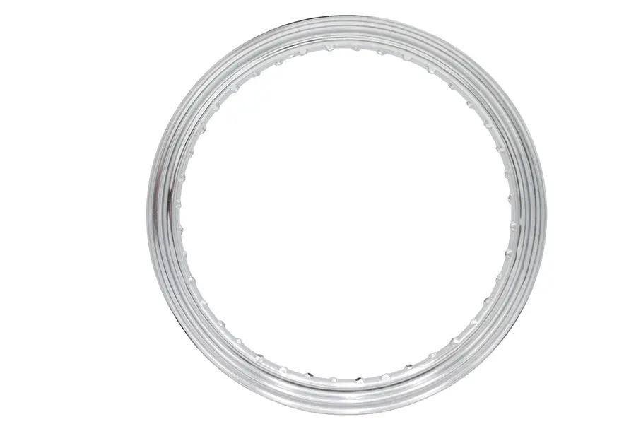 V-Twin 19 Inch x 2.50 Inch Drop Center Chrome Wheel Rim (Part #11224N) by V-Twin