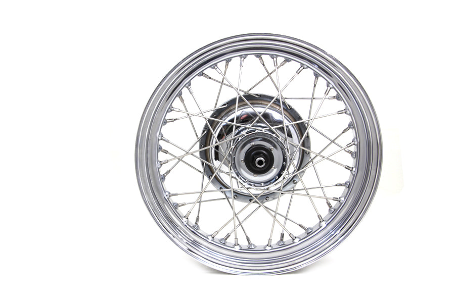 V-Twin 52-0756 16-Inch Front Wheel Assembly for 1937-1946 Harley-Davidson WL