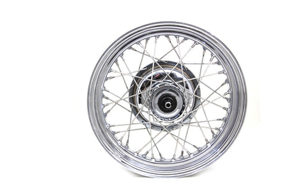 V-Twin 52-0756 16-Inch Front Wheel Assembly for 1937-1946 Harley-Davidson WL