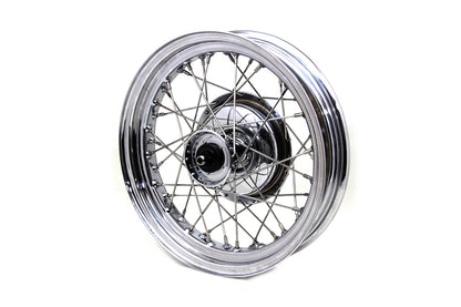 V-Twin 52-0756 16-Inch Front Wheel Assembly for 1937-1946 Harley-Davidson WL