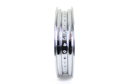 V-Twin 89664 18-Inch x 3.00-Inch Drop Center Chrome Wheel Rim