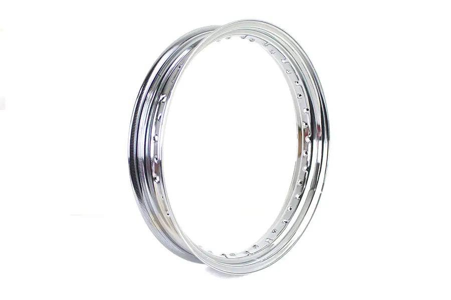 V-Twin 19 Inch x 3.00 Inch Drop Center Chrome Wheel Rim - Part Number 89665 by V-Twin