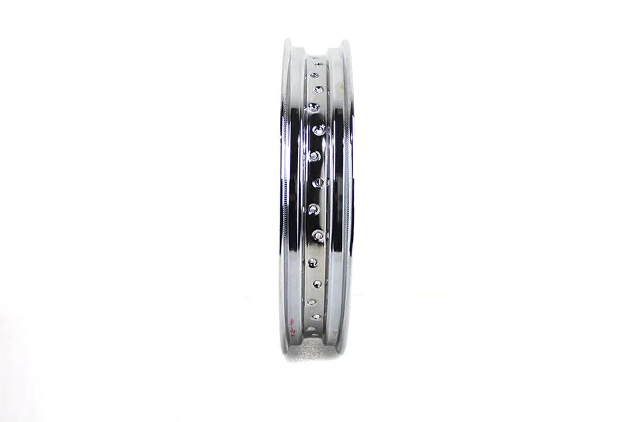 V-Twin 19 Inch x 3.00 Inch Drop Center Chrome Wheel Rim - Part Number 89665 by V-Twin