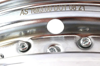 V-Twin 16 Inch x 3.00 Inch KH Type Front or Rear Wheel Assembly for Harley Davidson FLH by V-Twin