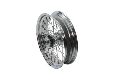 V-Twin 18 inch x 4.25 inch Replica Rear Spoke Wheel for Harley Davidson Fx Models by V-Twin
