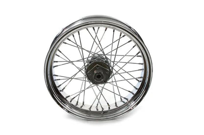 V-Twin 18 inch x 4.25 inch Replica Rear Spoke Wheel for Harley Davidson Fx Models by V-Twin