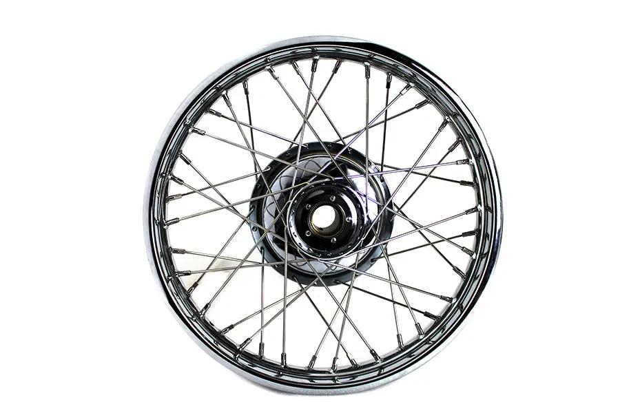 V-Twin 61060 18 inch x 2.15 inch Front Wheel Assembly for Harley Davidson WL Models by V-Twin