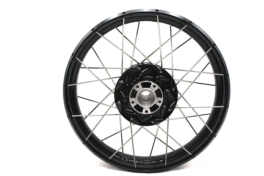 OE 19-Inch Black Front Wheel Sub-Assembly 43301019A for Harley-Davidson FXBB