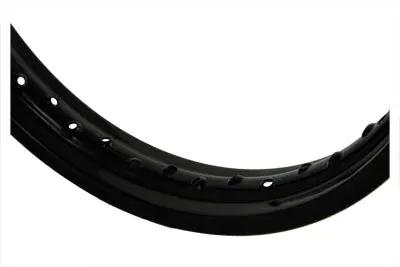 V-Twin 11225B 18-Inch x 2.15-Inch Rolled Edge Rim Black for Harley Davidson EL, UL, and WL Models by V-Twin