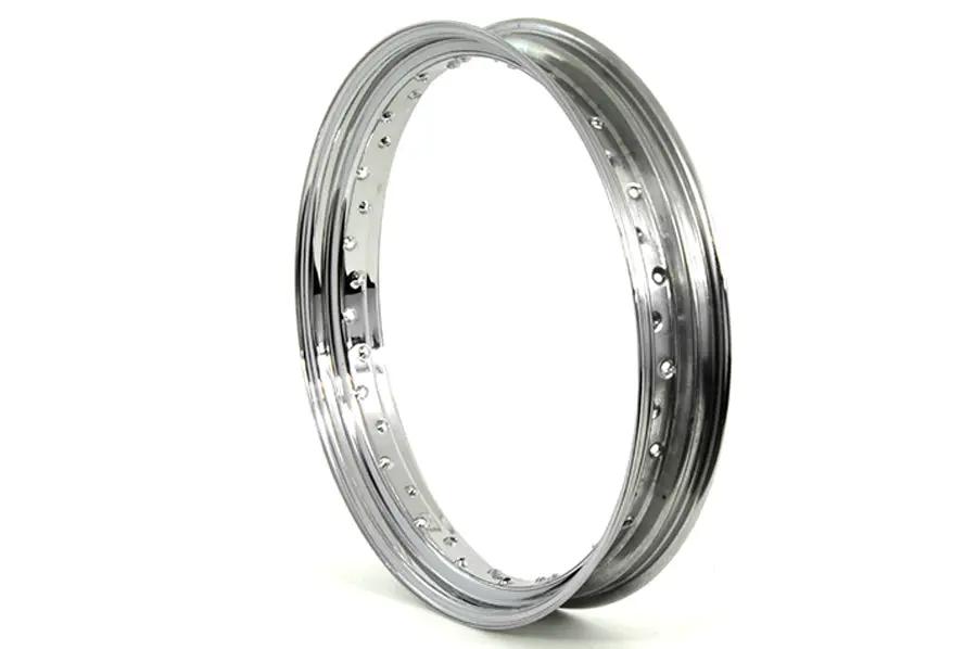 V-Twin 21 Inch x 3.25 Inch Drop Center Chrome Wheel Rim (Part #11214) by V-Twin
