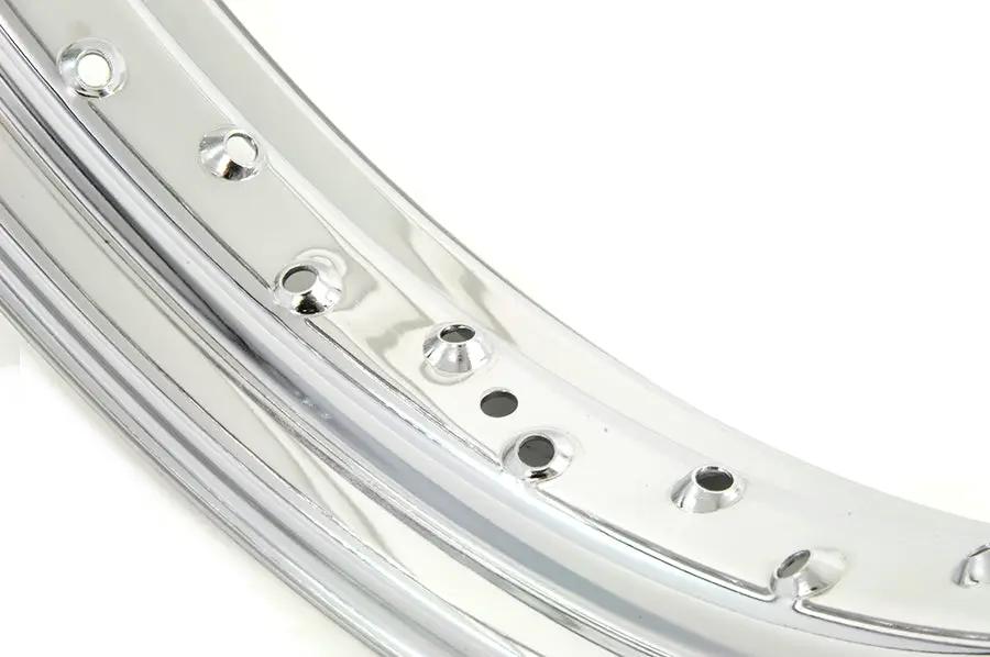 V-Twin 21 Inch x 3.25 Inch Drop Center Chrome Wheel Rim (Part #11214) by V-Twin
