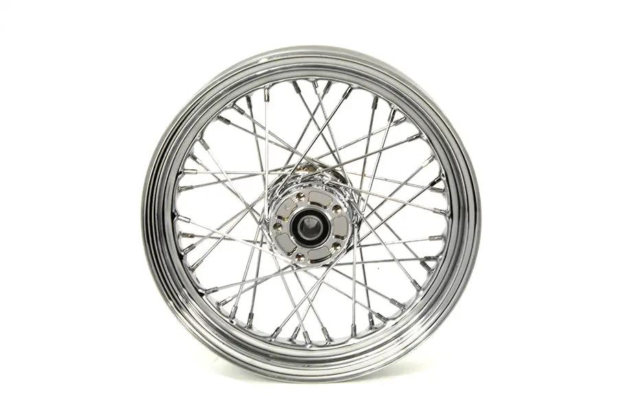 V-Twin 16 inch x 3.00 inch Rear Spoke Wheel for Harley Davidson XL (Part #64414) by V-Twin