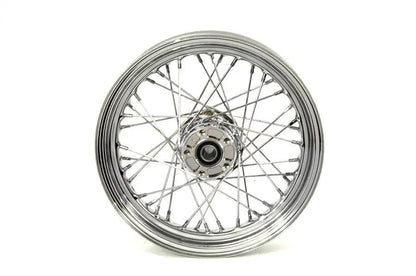 V-Twin 16 inch x 3.00 inch Rear Spoke Wheel for Harley Davidson XL (Part #64414) by V-Twin