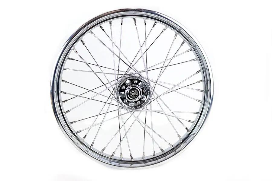 V-Twin 21 inch x 3.00 inch Timken Bearing Star Hub Front Spoke Wheel for Harley Davidson EL Models by V-Twin