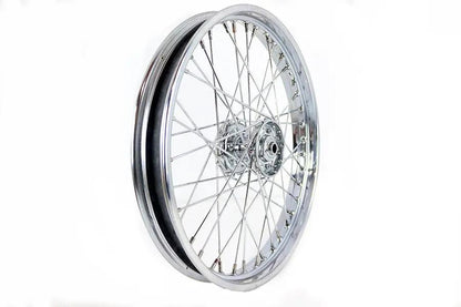 V-Twin 21 inch x 3.00 inch Timken Bearing Star Hub Front Spoke Wheel for Harley Davidson EL Models by V-Twin