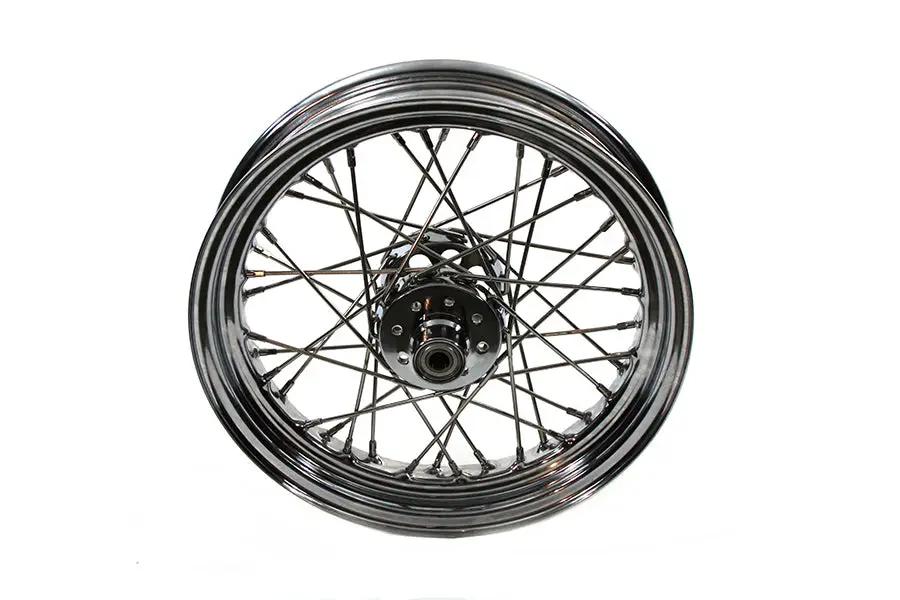 V-Twin 16 Inch x 3.00 Inch Rear Spoke Wheel for Harley Davidson XL Models (Part #63146) by V-Twin