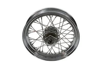 V-Twin 16 Inch x 3.00 Inch Rear Spoke Wheel for Harley Davidson XL by V-Twin