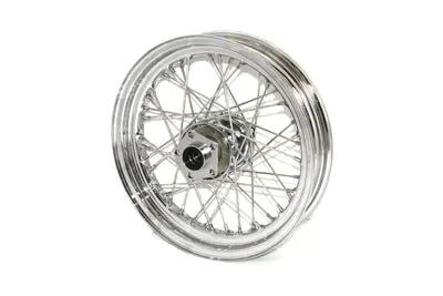 V-Twin 16 Inch x 3.00 Inch Rear Spoke Wheel for Harley Davidson FLST Models by V-Twin