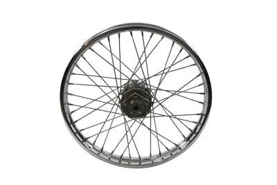 V-Twin 21 Inch x 1.85 Inch Replica Front Spoke Wheel for Harley Davidson FL Models by V-Twin