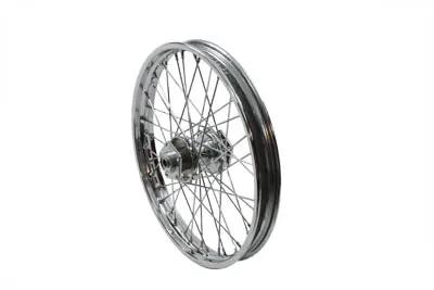 V-Twin 21 Inch x 1.85 Inch Replica Front Spoke Wheel for Harley Davidson FL Models by V-Twin