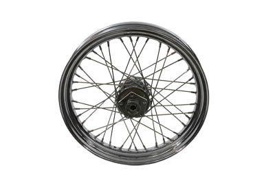 V-Twin 19 Inch x 2.50 Inch Replica Front Spoke Wheel for Harley Davidson FXWG