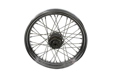 V-Twin 19 Inch x 2.50 Inch Replica Front Spoke Wheel for Harley Davidson FXWG