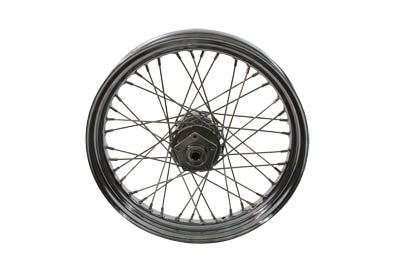 V-Twin 19 Inch x 2.50 Inch Replica Front Spoke Wheel for Harley Davidson FXWG