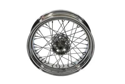 V-Twin Rear 16 inch x 4.00 inch Replica Spoke Wheel for Harley Davidson EL & FL Models by V-Twin