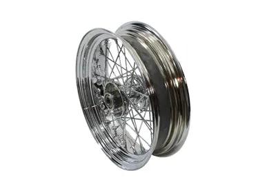 V-Twin Rear 16 inch x 4.00 inch Replica Spoke Wheel for Harley Davidson EL & FL Models by V-Twin