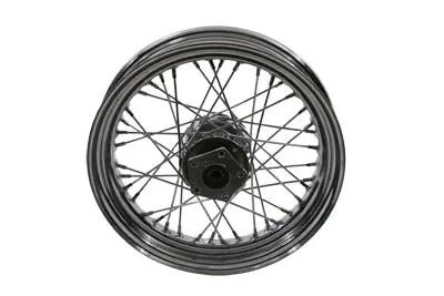 V-Twin 16 Inch x 3.00 Inch Replica Front Spoke Wheel for Custom Motorcycle Builds by V-Twin