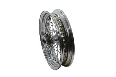 V-Twin 16 Inch x 3.00 Inch Replica Front Spoke Wheel for Custom Motorcycle Builds by V-Twin