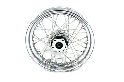 V-Twin 16 Inch x 3.00 Inch Front Spoke Wheel for Harley Davidson FLST Models by V-Twin
