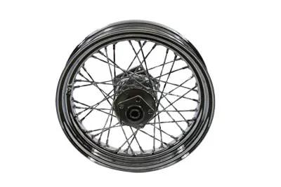 V-Twin 16 inch x 3.00 inch Rear Spoke Wheel for Harley Davidson FLT by V-Twin