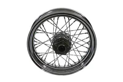 V-Twin 16 Inch x 3.00 Inch Front Spoke Wheel for Harley Davidson FLT Models (Part #64342W) by V-Twin
