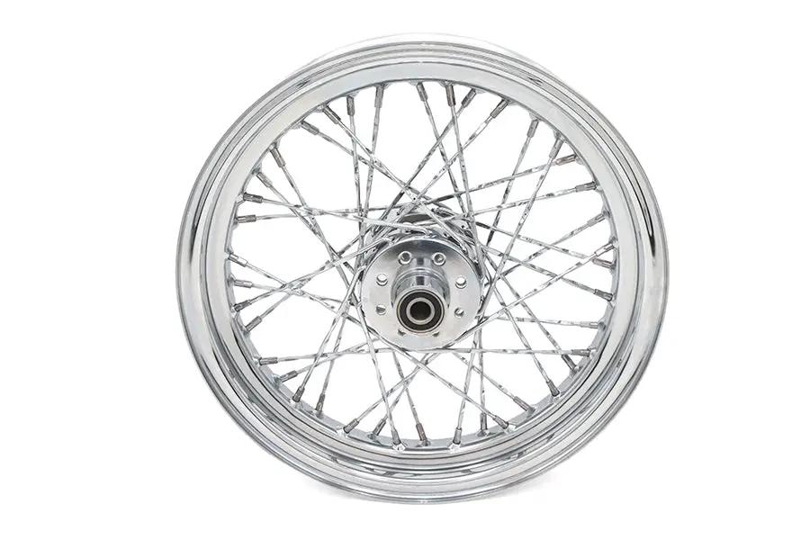 V-Twin 16 inch x 3.00 inch Rear Spoke Wheel for Harley Davidson XL Models by V-Twin