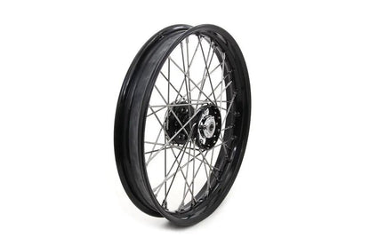 V-Twin 18 Inch x 2.15 Inch Replica Front or Rear Spoke Wheel for Harley Davidson EL and FL Models by V-Twin