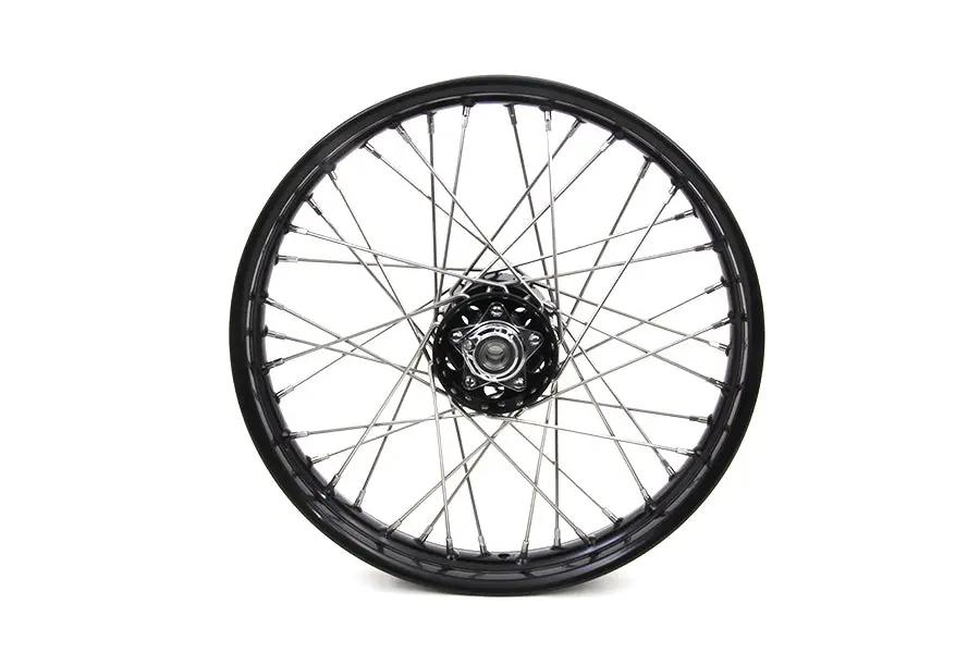 V-Twin 18 Inch x 2.15 Inch Replica Front or Rear Spoke Wheel for Harley Davidson EL and FL Models by V-Twin