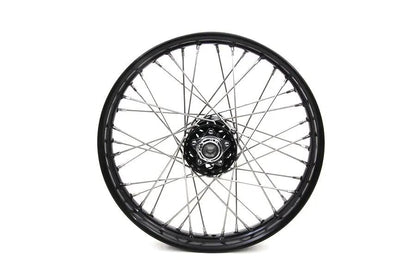 V-Twin 18 Inch x 2.15 Inch Replica Front or Rear Spoke Wheel for Harley Davidson EL and FL Models by V-Twin