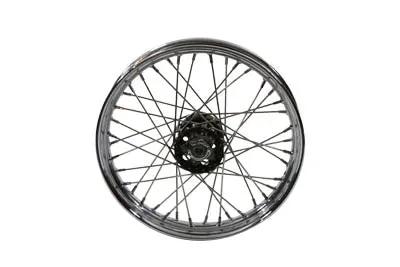 V-Twin 64430 18 Inch x 2.15 Inch Replica Spoke Wheel for Harley Davidson EL & FL Models by V-Twin