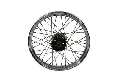 V-Twin 64430 18 Inch x 2.15 Inch Replica Spoke Wheel for Harley Davidson EL & FL Models by V-Twin