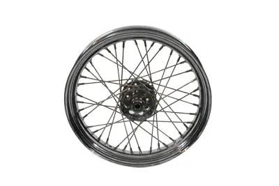 V-Twin 18 inch x 2.50 inch Rear Spoke Wheel Chrome for Harley Davidson XL (1957-1966) by V-Twin