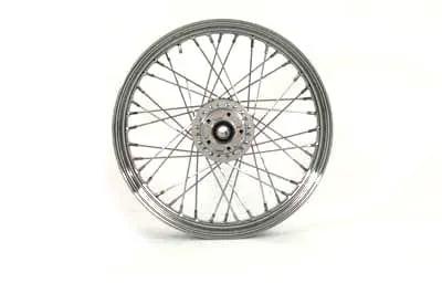 V-Twin Front Spoked Wheel 19 x 2.50 Inches for Harley Davidson FXD (2008-2017) by V-Twin
