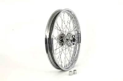 V-Twin Front Spoked Wheel for Harley Davidson FXST and FXDWG 21 Inch x 2.15 Inch by V-Twin