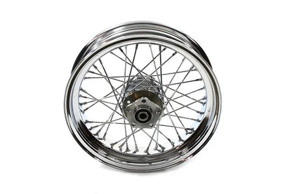 V-Twin 16 inch x 4.00 inch Rear Spoke Wheel for Harley Davidson FXST Models by V-Twin